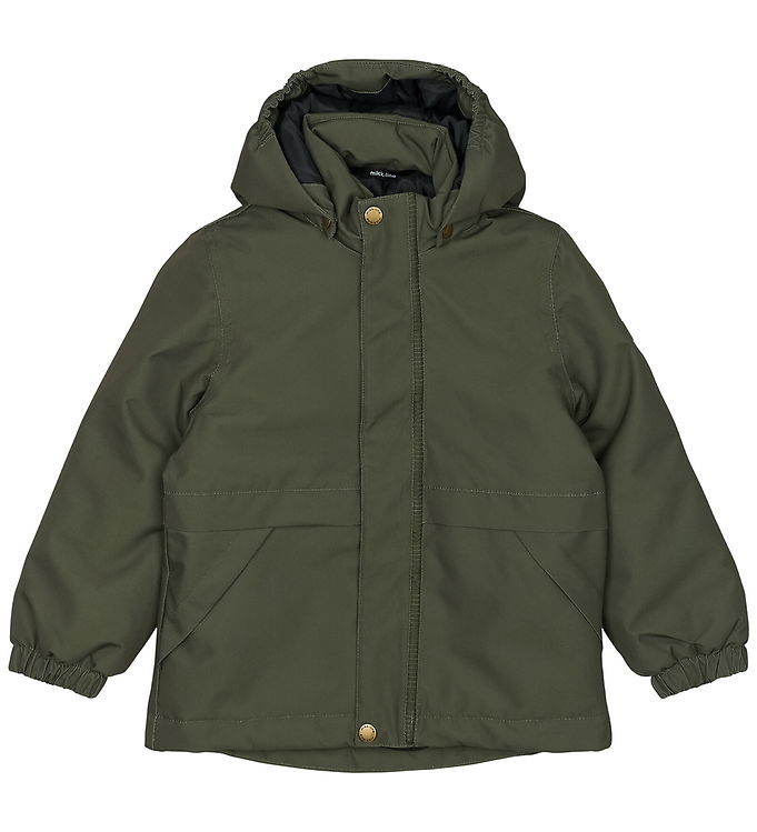 Mikk-Line Vinterjakke m. Lys - Olive Night