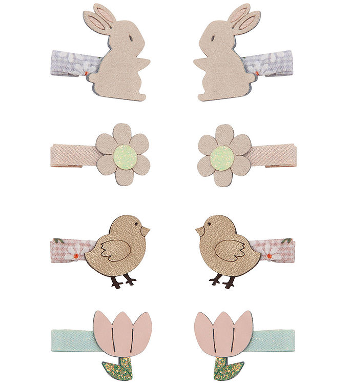Mimi & Lula Hårclips - 8-pak - 3 cm - Easter Mimi & Lula Hårclips - 8-pak - 3 cm - Easter