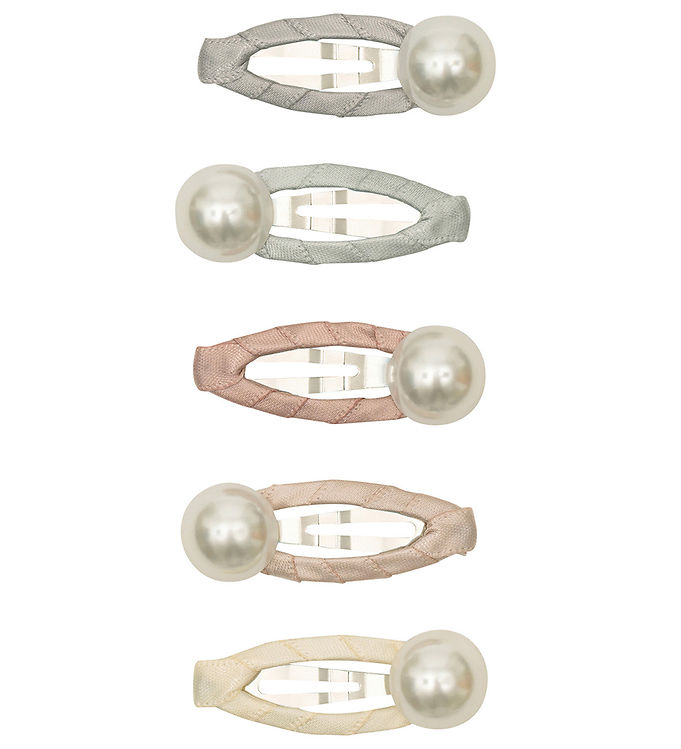 Mimi & Lula Hårspænder - 5-pak - 4 cm - Mini Pearly Enchanted