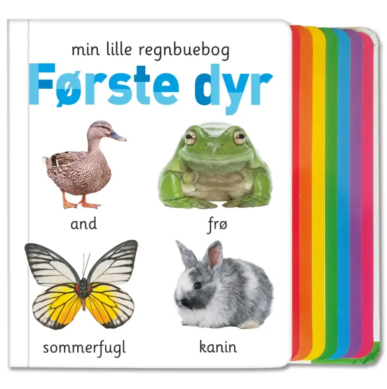 Min lille regnbuebog - Første dyr Min lille regnbuebog - Første dyr