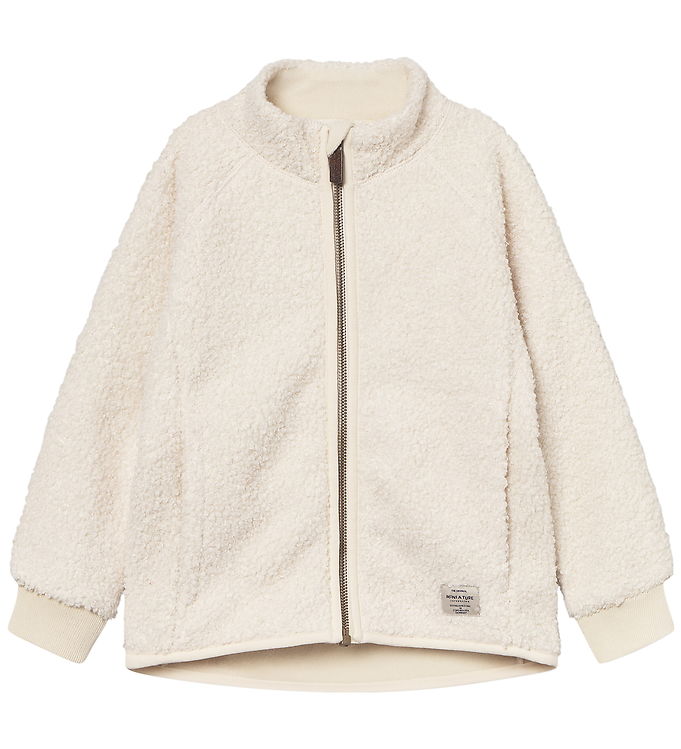 Mini A Ture Fleecejakke - MatCedric - Angora Cream