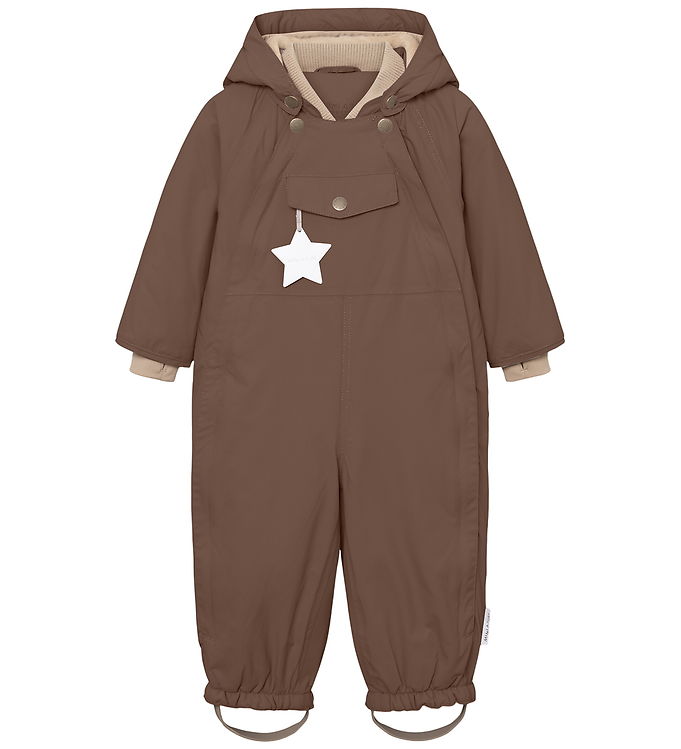 Mini A Ture Flyverdragt - MatWisti Fleece - Chestnut Brown Mini A Ture Flyverdragt - MatWisti Fleece - Chestnut Brown