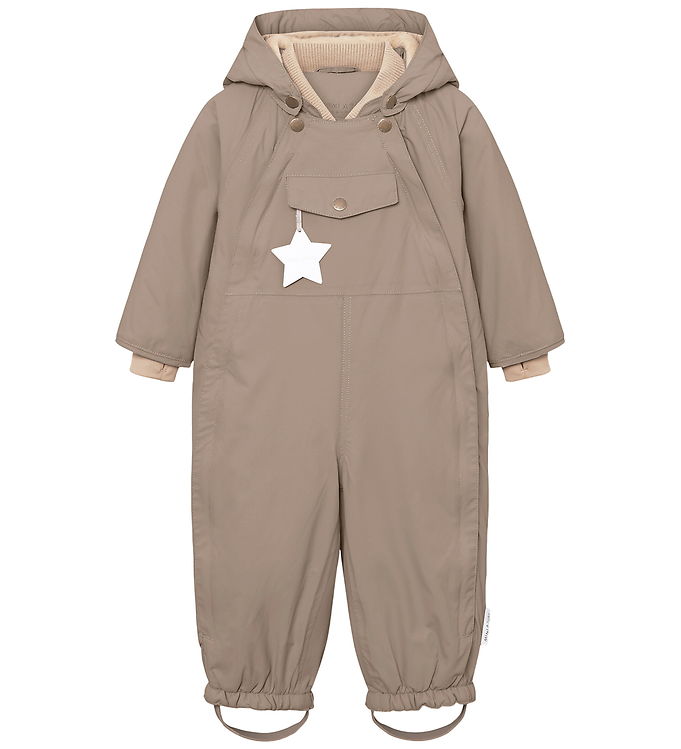 Mini A Ture Flyverdragt - MatWisti Fleece - Grey Brown Mini A Ture Flyverdragt - MatWisti Fleece - Grey Brown
