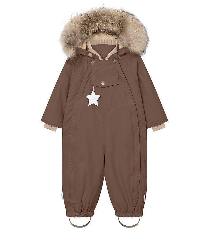 Mini A Ture Flyverdragt - MatWisti Fleece/Fur - Chestnut Brown Mini A Ture Flyverdragt - MatWisti Fleece/Fur - Chestnut Brown