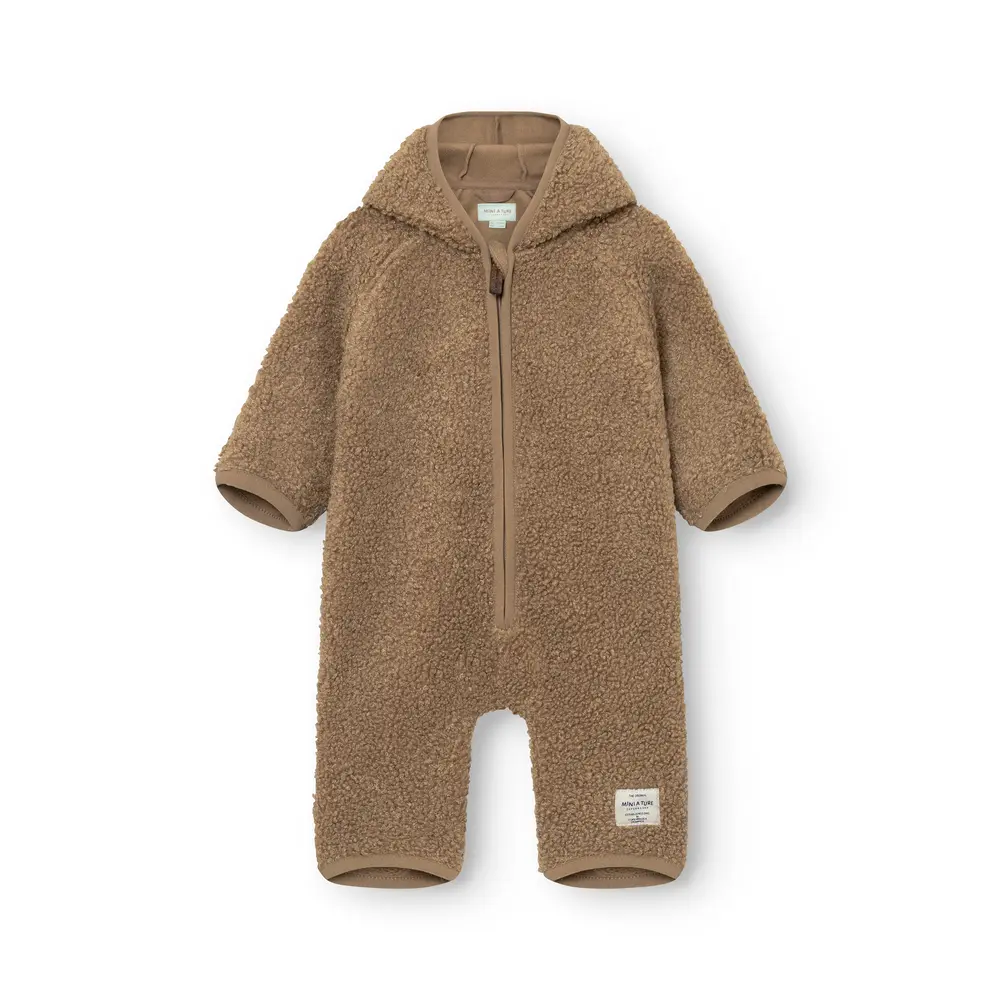 Mini A Ture Matadel Teddyfleece Heldragt - Otter Brown - 18 MDR./86 Mini A Ture Matadel Teddyfleece Heldragt - Otter Brown - 18 MDR./86