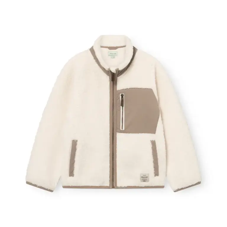Mini A Ture Matalinur Teddyfleece Jakke - Angora Cream - 3 ÅR/98