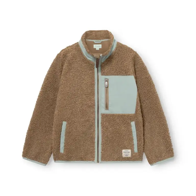 Mini A Ture Matalinur Teddyfleece Jakke - Otter Brown - 2 ÅR/92 Mini A Ture Matalinur Teddyfleece Jakke - Otter Brown - 2 ÅR/92