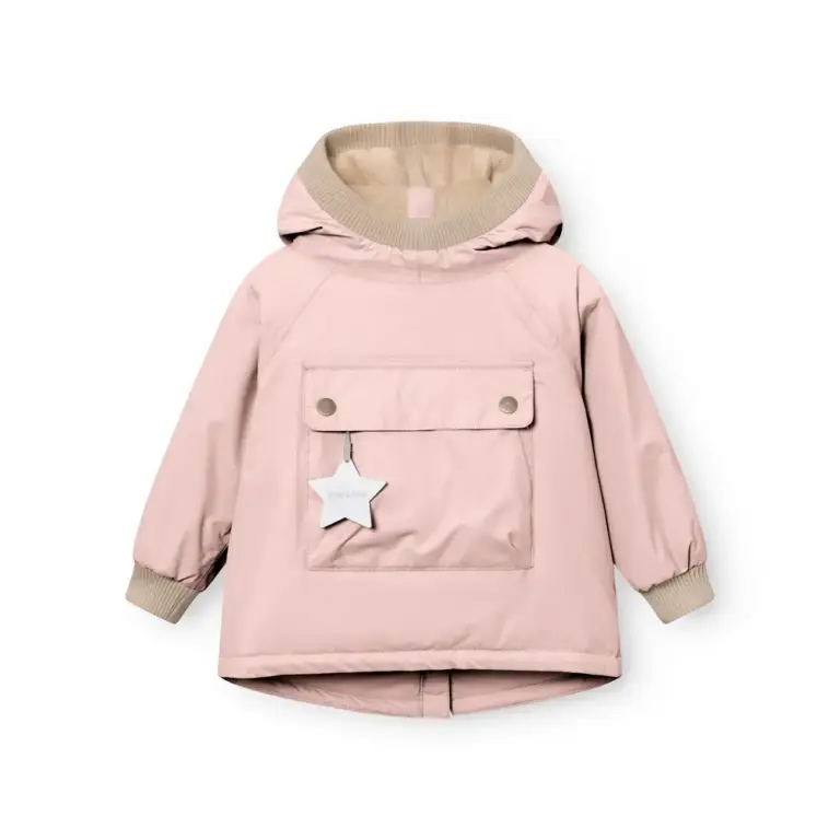 Mini A Ture Matbabywen Fleeceforet Vinteranorak - Adobe Rose - 9 MDR./74