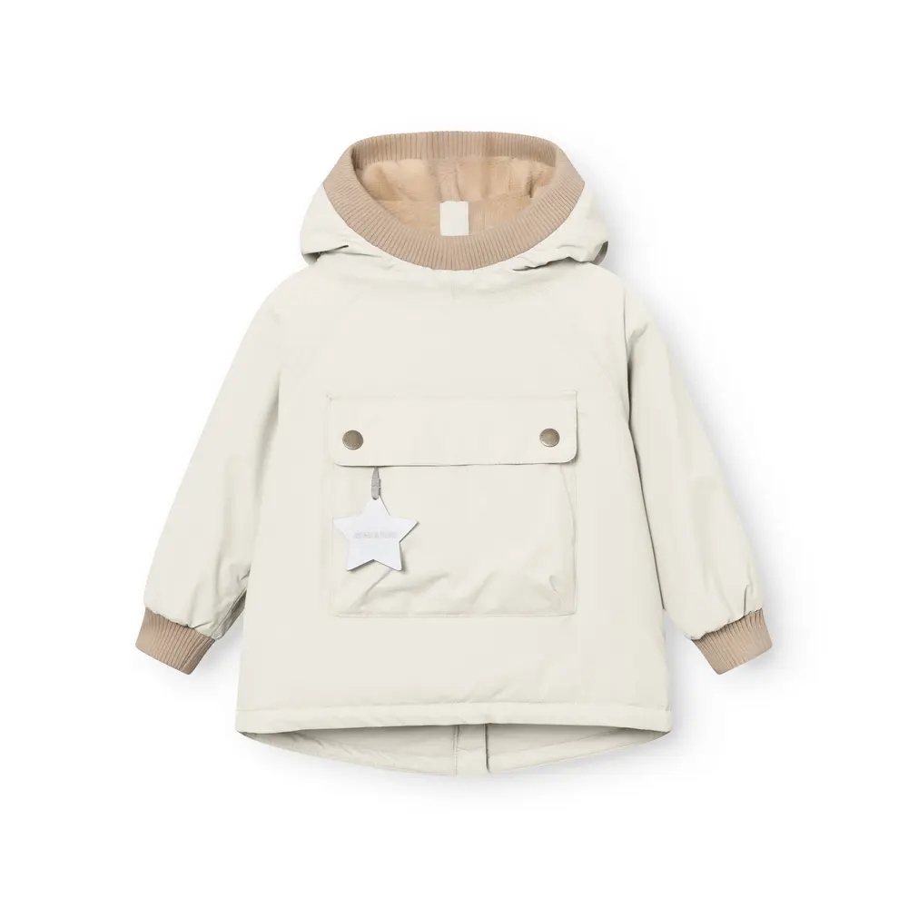 Mini A Ture Matbabywen Fleeceforet Vinteranorak - Angora Cream - 18 MDR./86