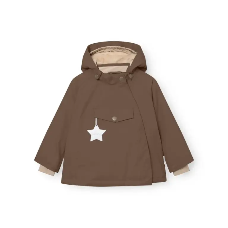 Mini A Ture Matwang Fleeceforet Vinterjakke - Chestnut Brown - 12 MDR./80