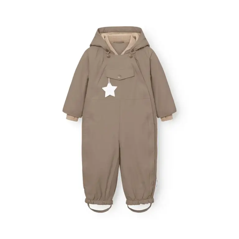 Mini A Ture Matwisti Fleeceforet Flyverdragt - Grey Brown - 2 ÅR/92