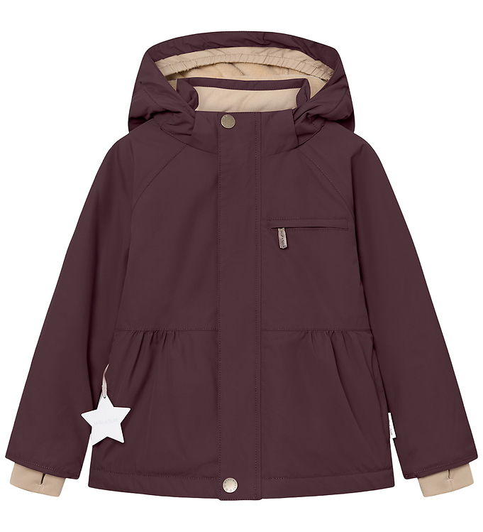 Mini A Ture Vinterjakke - MatBriddine Fleece - Fudge Aubergine Mini A Ture Vinterjakke - MatBriddine Fleece - Fudge Aubergine