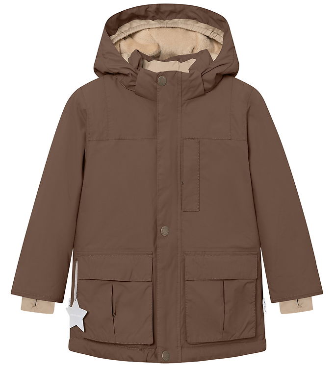 Mini A Ture Vinterjakke - MatKastorio Fleece - Chestnut Brown