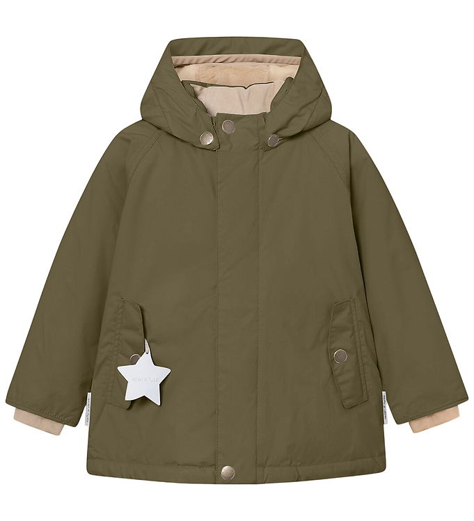 Mini A Ture Vinterjakke - MatWally Fleece - Kalamata Green Mini A Ture Vinterjakke - MatWally Fleece - Kalamata Green