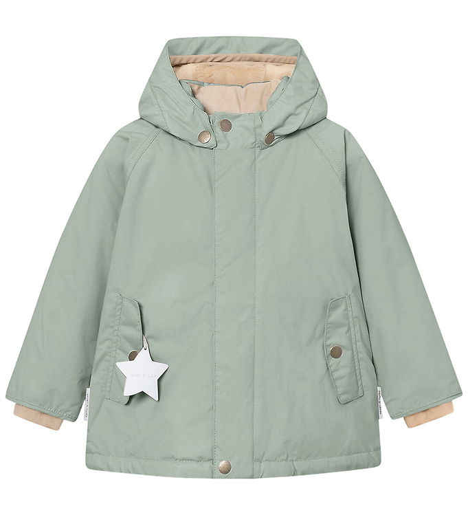 Mini A Ture Vinterjakke - MatWally Fleece - Slate Gray