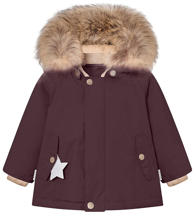 Mini A Ture Vinterjakke - MatWally Fleece/Fur - Fudge Aubergine Mini A Ture Vinterjakke - MatWally Fleece/Fur - Fudge Aubergine
