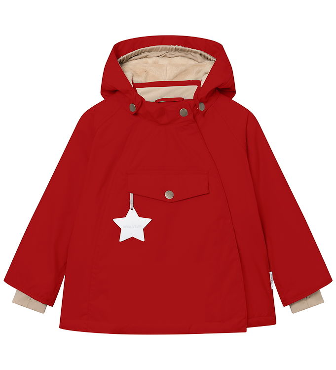 Mini A Ture Vinterjakke - MatWang Fleece - Chili pepper Mini A Ture Vinterjakke - MatWang Fleece - Chili pepper