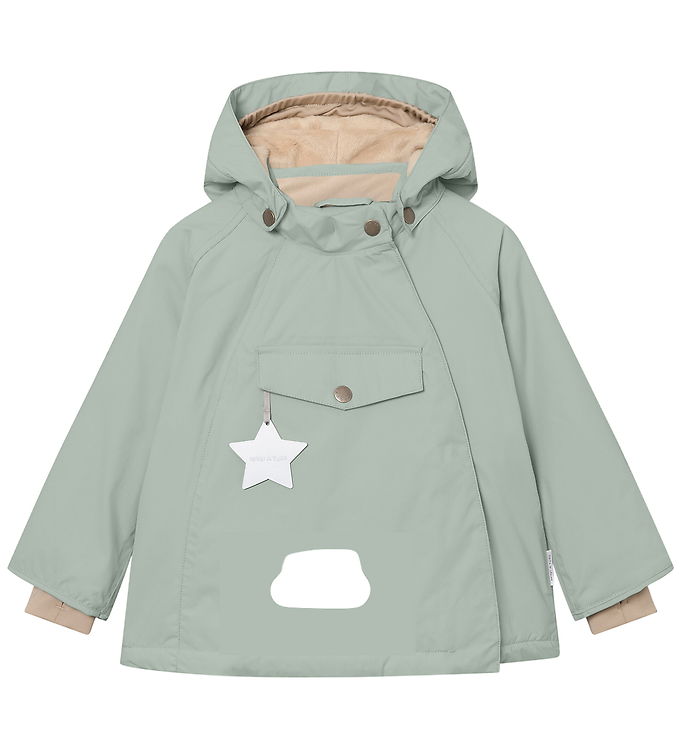 Mini A Ture Vinterjakke - MatWang Fleece - Slate Gray