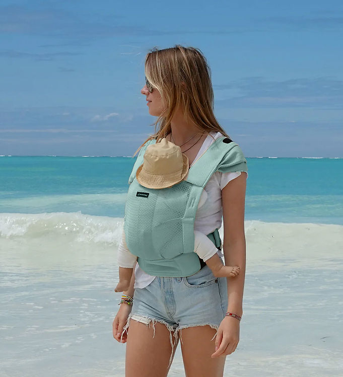 Mini Monkey Bæresele - Baby Carrier - Dusty Green
