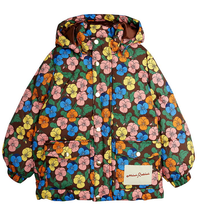 Mini Rodini Dynejakke - Violas - Brun