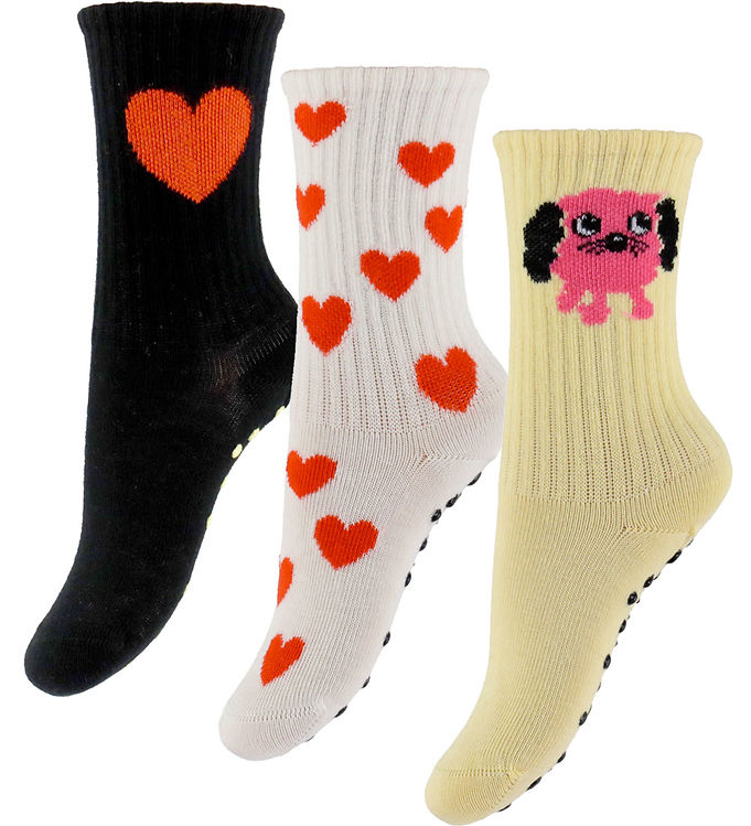 Mini Rodini Strømper - 3-pak - Doggie - Multi