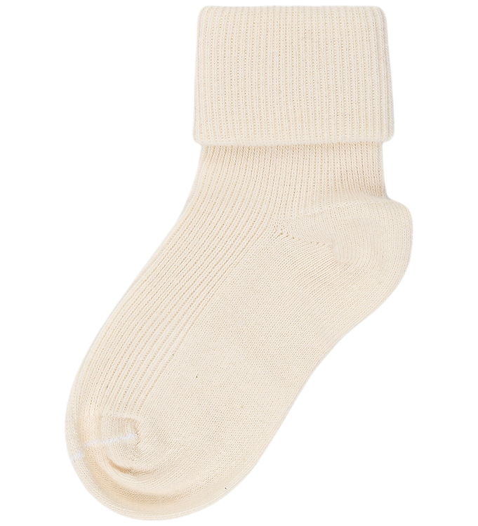 MiniPop Strømper - Bambus - Off White