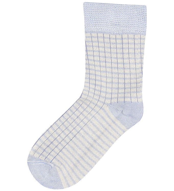 MiniPop Strømper - Bambus - Spring Blue