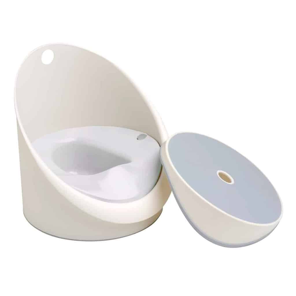 Mininor 2-i-1 Potte & Skammel Hvid Mininor 2-i-1 Potte & Skammel Hvid