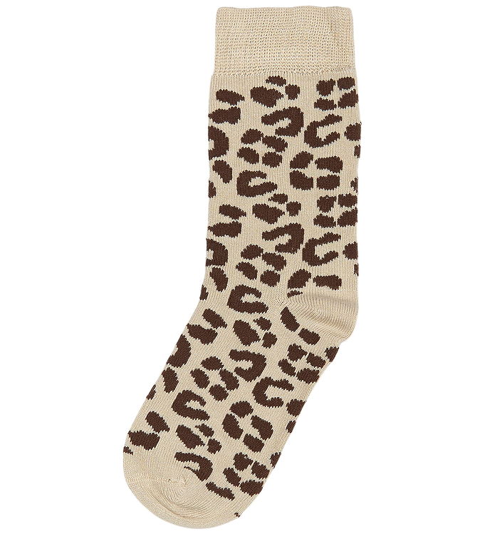 Minipop Strømper - Bambus - Brown Leo