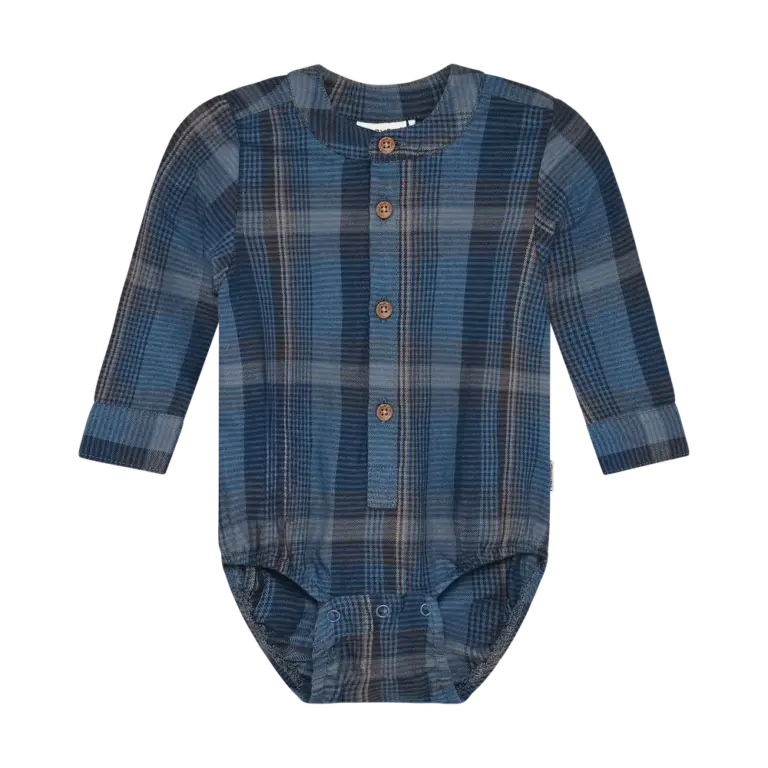 Minymo Langærmet Body - Midnight Navy - 50