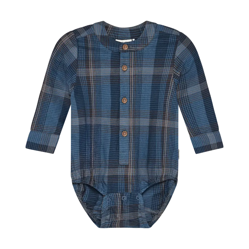 Minymo Langærmet Body - Midnight Navy - 50 Minymo Langærmet Body - Midnight Navy - 50