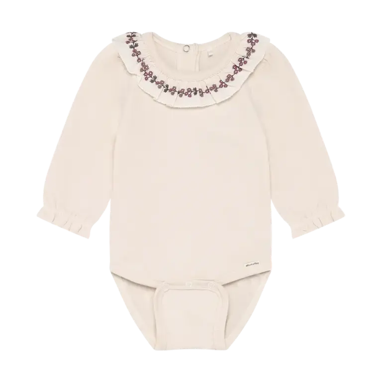 Minymo Langærmet Body - Pink Tint - 74