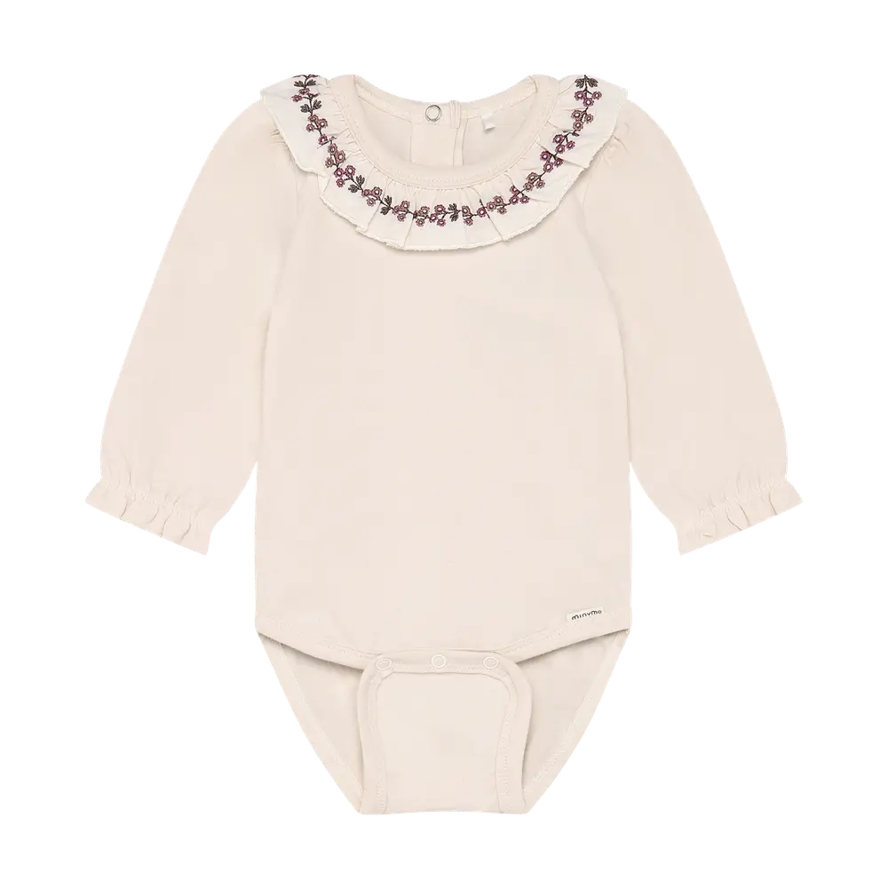 Minymo Langærmet Body - Pink Tint - 74 Minymo Langærmet Body - Pink Tint - 74