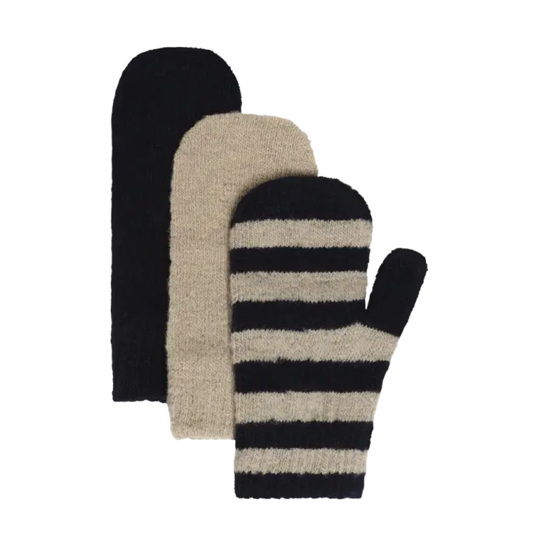 Minymo Magic Luffer Strikket 3-Pak - Dark Sapphire - 3-6 ÅR