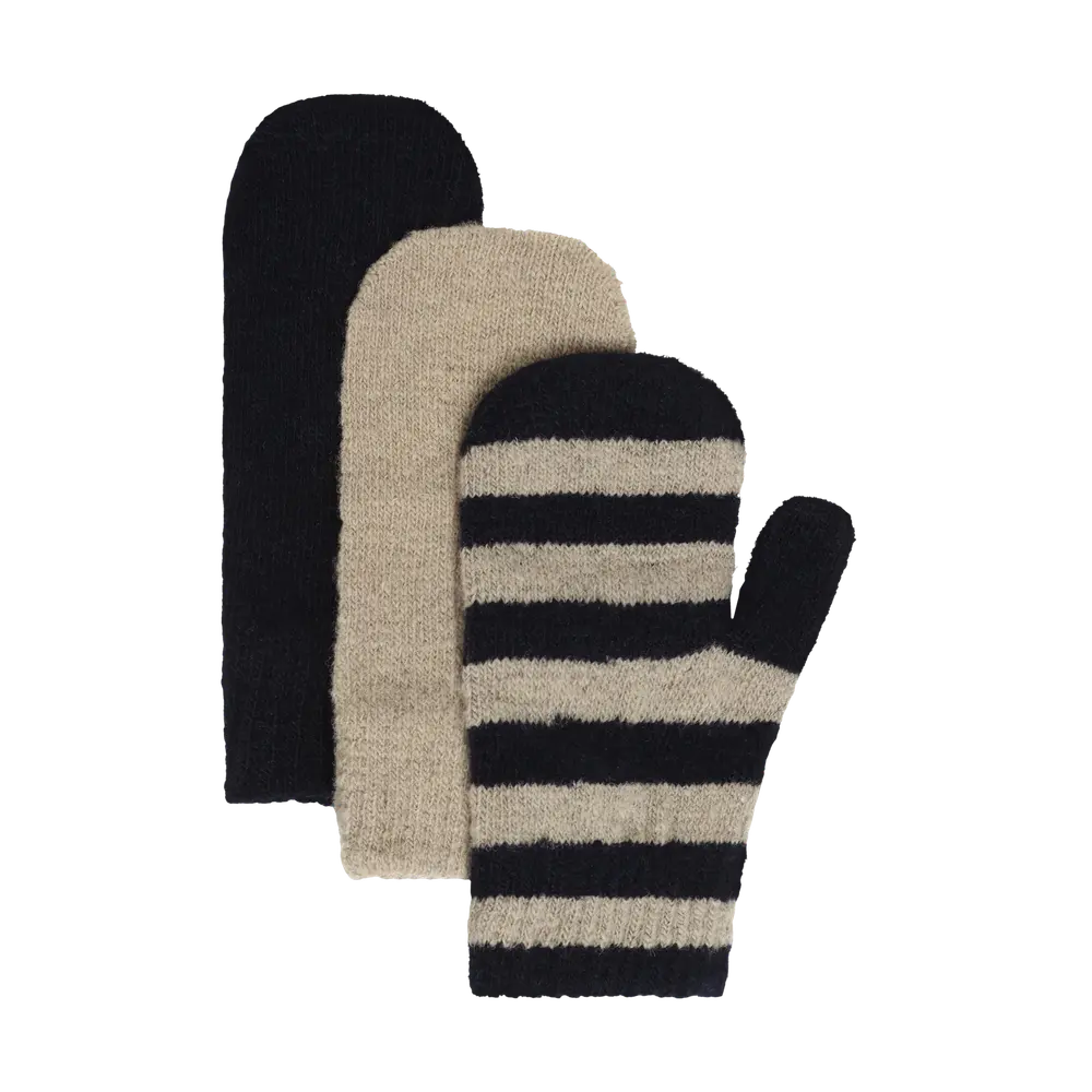 Minymo Magic Luffer Strikket 3-Pak - Dark Sapphire - 3-6 ÅR