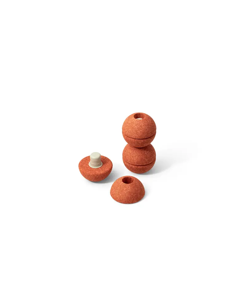 Modu 3x Skumbolde - Burnt Orange / Dusty Green Modu 3x Skumbolde - Burnt Orange / Dusty Green