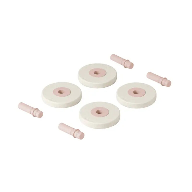 Modu 4 x Foam Wheels Sand Grey / Soft Rose Modu 4 x Foam Wheels Sand Grey / Soft Rose