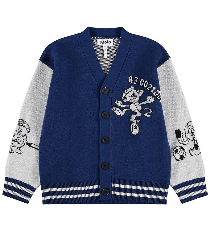 Molo Cardigan - Bertel - Blue/Grey
