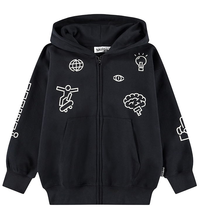 Molo Cardigan - Marley - Sort m. Print