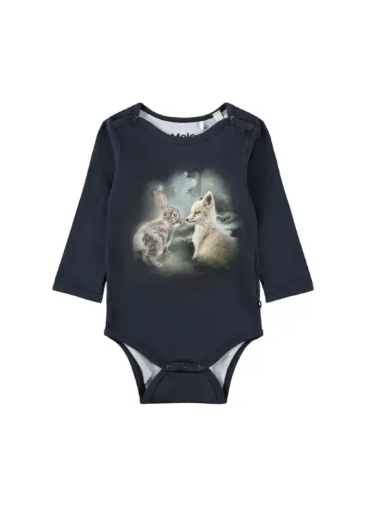 Molo Foss Langærmet Body - Fable Buddies - 80