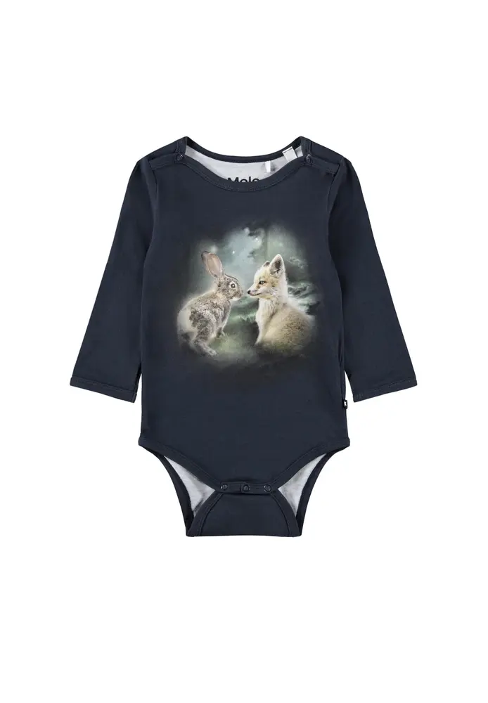 Molo Foss Langærmet Body - Fable Buddies - 80