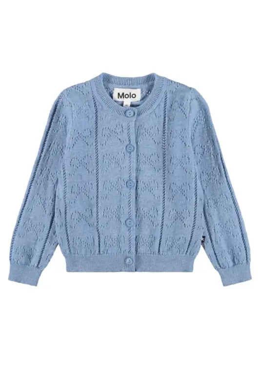 Molo Gertrud Cardigan - Topaz Blue - 104