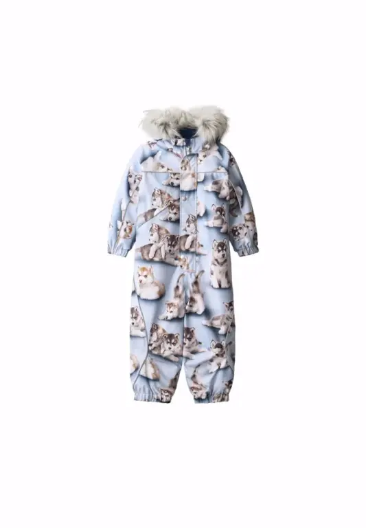 Molo Polaris Fur Flyverdragt - Husky Cubs - 104