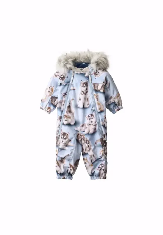 Molo Pyxis Fur Flyverdragt - Husky Cubs - 92
