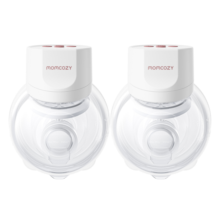 Momcozy S12 Proplus Dobbelt Bærbar Brystpumpe - Hvid