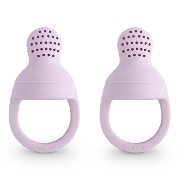 Mushie Food Feeder Lilac 2-pak