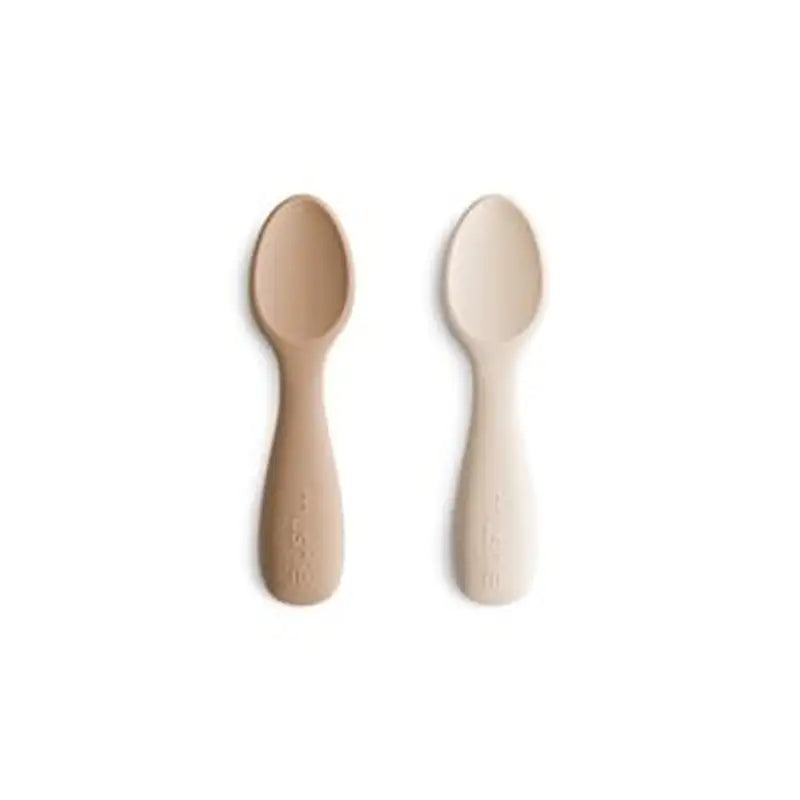 Mushie Korte Babyskeer 2 - Pak Natural/shifting Sand Mushie Korte Babyskeer 2 - Pak Natural/shifting Sand