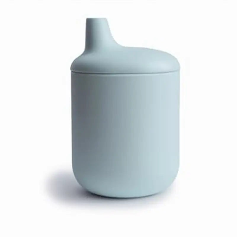 Mushie Silicone Sippy Cup Powder Blue Mushie Silicone Sippy Cup Powder Blue