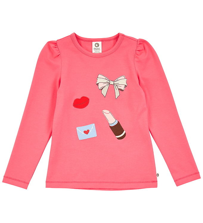 Müsli Bluse - Love Letter Puff - Rouge Red Müsli Bluse - Love Letter Puff - Rouge Red
