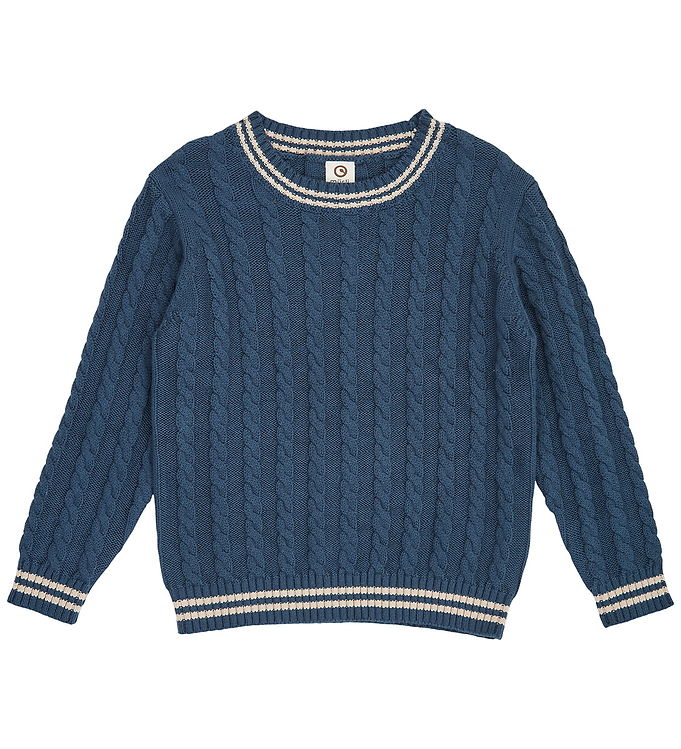 Müsli Bluse - Strik - Navy Müsli Bluse - Strik - Navy